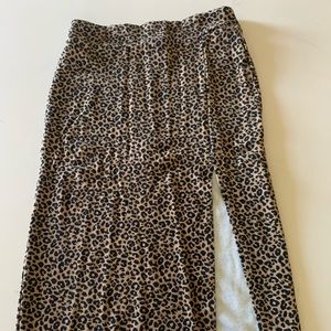 Cheetah print skirt